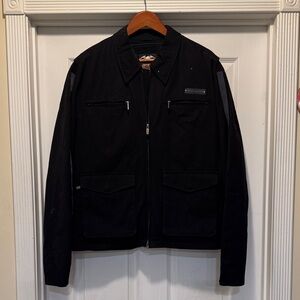 Harley-Davidson Black Military Field Jacket